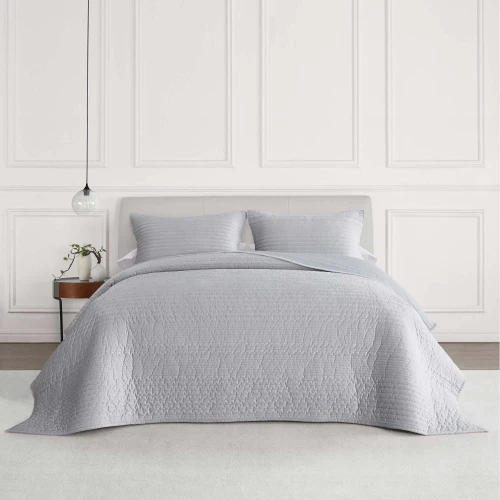 Ruched Velvet Coverlet Set by Zaab - Queen