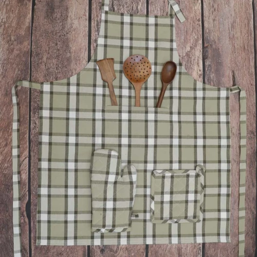 Maison Checks Kitchen Accessories - Green