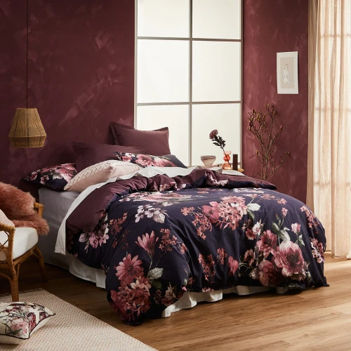 Ari Navy Duvet Cover Set by Logan and Mason
