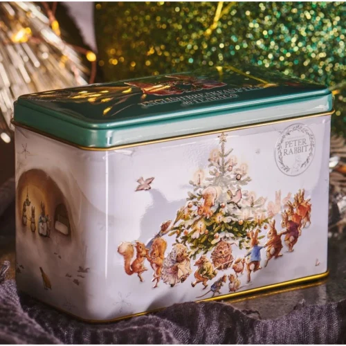 Peter Rabbit & Friends at Christmas Tea Tin by New English Tea