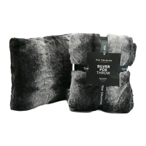 Silver Fox Cushion by Top Drawer