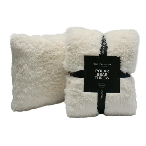 Polar Bear Cushion by Top Drawer