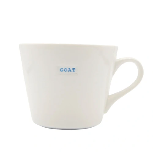 Bucket Mug - Goat (Greatest Of All Time) By Keith Brymer Jones