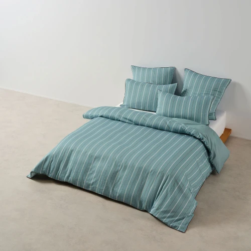 Monday Stripe Duvet Cover Set by Linen House