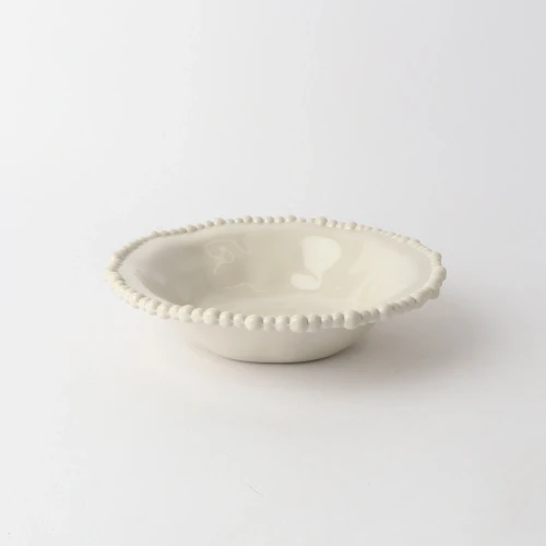 Melamine Pearl Side Sand Bowl by Le Forge