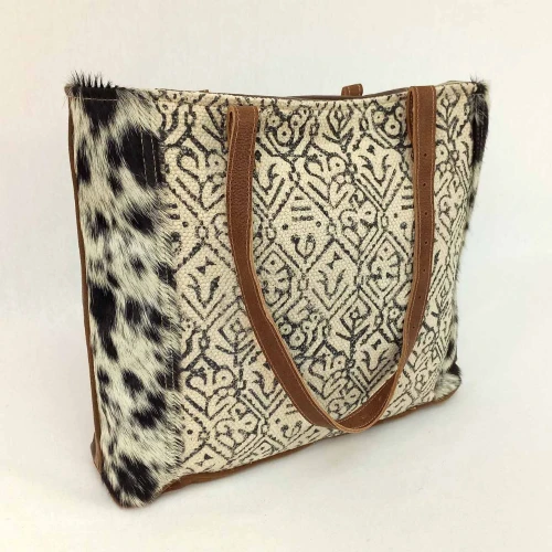 Lydia Hide/Canvas Tote Bag by Backyard