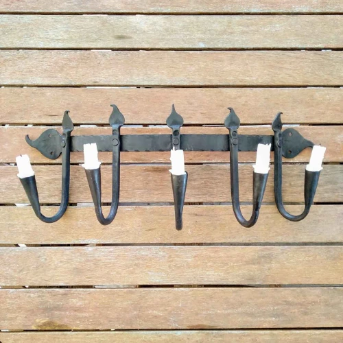 5 Cup Leaves Wall Sconce by Backyard