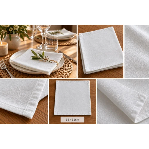 Commecial Momie Napkin White 53X51cm