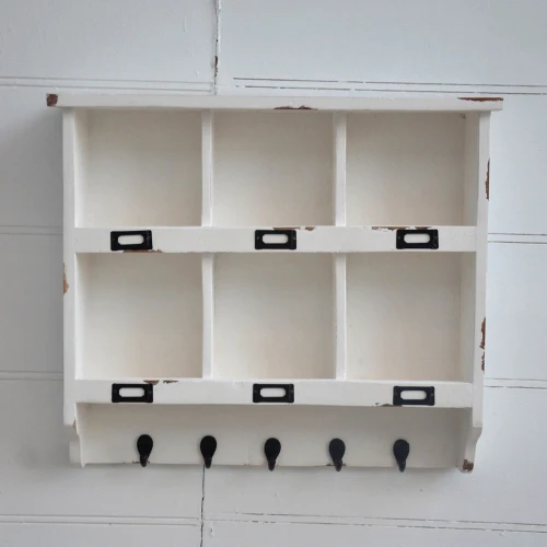 Timber Wall Organizer 6 Compartments by Backyard