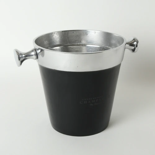 Aluminium Gloss Round Champagne Bucket by Le Forge