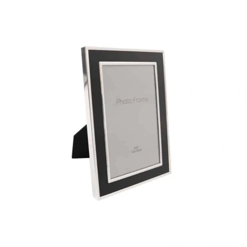 Black Silver Picture Frame #107 by Le Forge