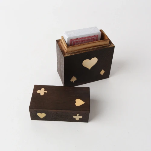 Brass Single Card Box by Le Forge