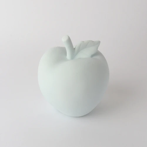 Ice Blue Porcelain Apple by Le Forge
