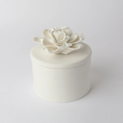 Flower Vessel with Lid 1 by Le Forge
