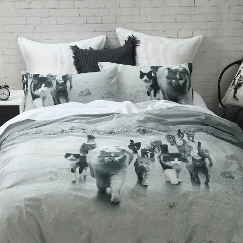 Catmob Duvet Cover Set by MM Linen