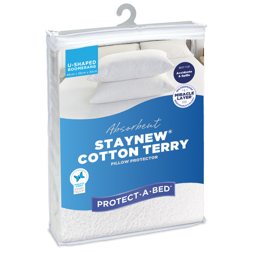 Terry Tripillow Pillow Protector by Protect A Bed