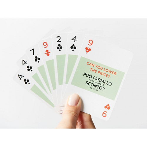 Italian Lingo Playing Cards by Lingo