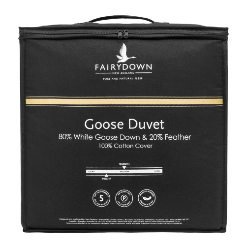 80/20 Goose Down & Feather Duvet Inner by Fairydown