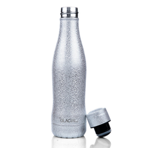 400ml Silver Bottle by Glacial