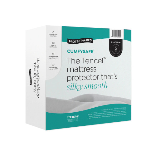 Cumfysafe Tencel Fitted Waterproof Mattress Protector
