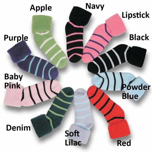 Stripe Socks by Comfort Socks