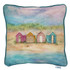 Beach Hut Sunrise Cushion by Voyage Maison