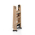 Lascala 3 Step Wood Ladder Natural by Foppapedretti