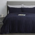 Premier Navy Waffle Duvet Cover Set by Seneca