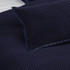 Premier Navy Waffle Duvet Cover Set by Seneca