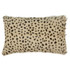 Leopard Print Goat Fur Cushion by Linens and More