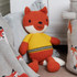 Fox Knitted Soft Toy by MM Linen