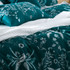 Jardin Teal Duvet Cover Set by MM Linen