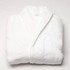 White Commercial Velour Bath Robe