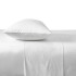 White Commercial Chateau Flat Sheet by Bambury