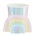 Fun pop out pastel party rainbow cups