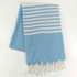 Turquoise Cotton Beach Towel by Backyard