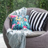 Jungle Flowers Outdoor Cushion by Limon