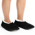 Women's Metallic Black Slippers by SnuggUps
