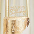 Mix It Up Gold Acrylic Happy Birthday Cake Topper