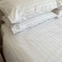 20mm Self Stripe Polycotton Duvet Cover by Diamonds