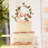 Botanical Wedding Cake Topper