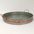 Copper Band Round Tray by Backyard