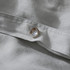 Ravello Linen Silver Duvet Cover by Weave