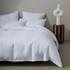 Ravello Linen White Duvet Cover by Weave