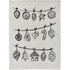 Festive Trim Tea Towel by Linens and More