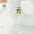 Sip Celebration 40th Balloon Glass by Splosh