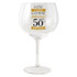 Sip Celebration 50th Balloon Glass by Splosh