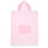 Pink Hooded Kids Poncho by Splosh