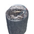 Petrified Wood Stump Stool Black by Le Forge