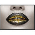 Canvas Art Lips 3 by Le Forge